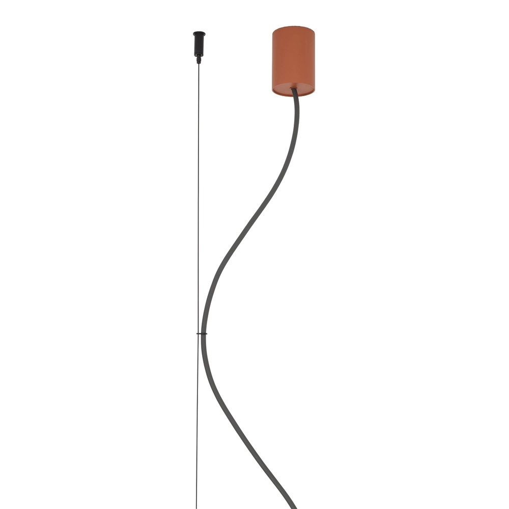 Design-Pendellampe Fourty 7-Licht Terrakotta Lyora 5903139124232