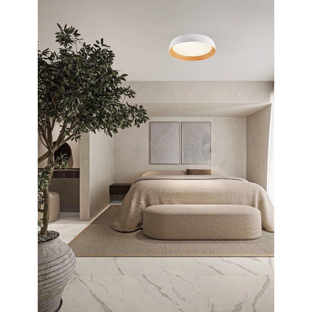 Deckenlampe Sigi  Ø 60cm weiß Lyora 5212017448651
