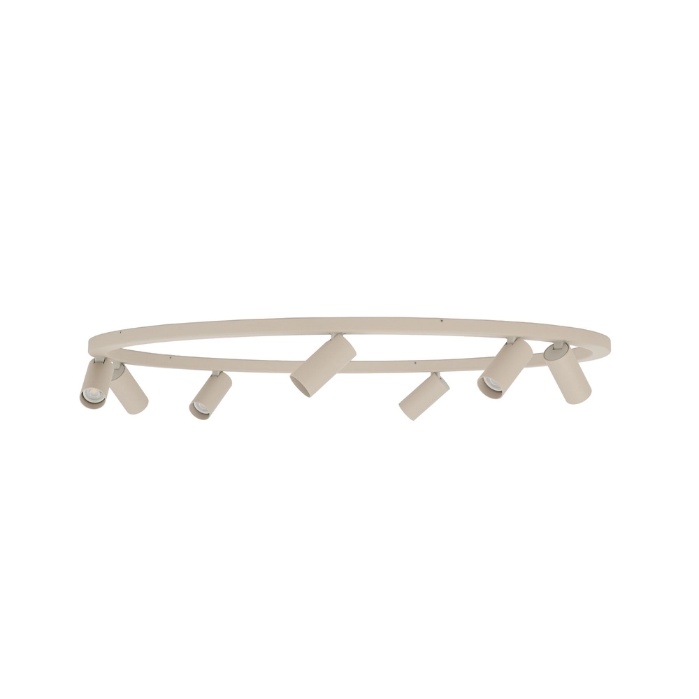Kreisförmige, oberflächenmontierte Scheinwerfer Fourty 7x GU10 – beige Lyora 5903139119481