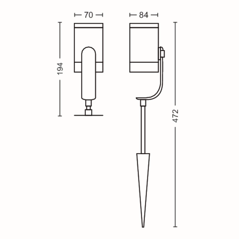 Gartenstrahler-Set Hue Lily 24 Volt - mit 3 Spots Philips 8718696167960