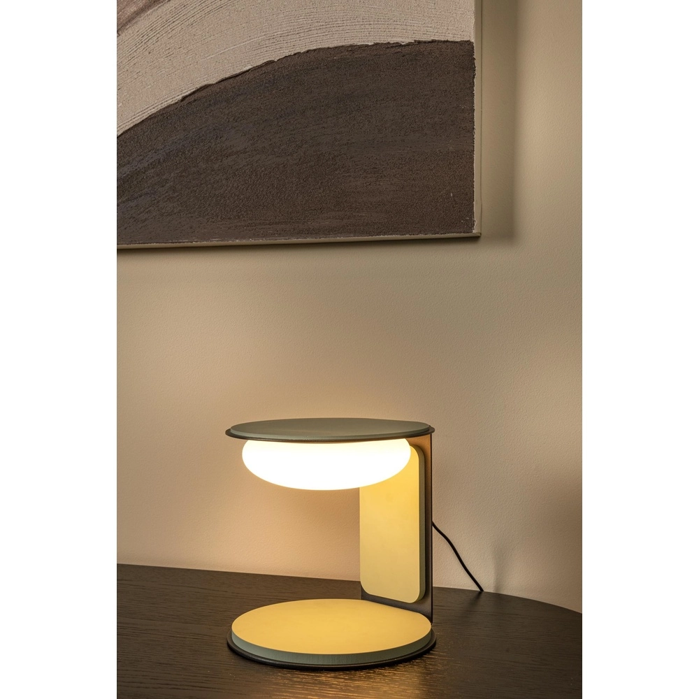 Design-Tischlampe Alinda Ø 20cm grün Lucide 5411212771605