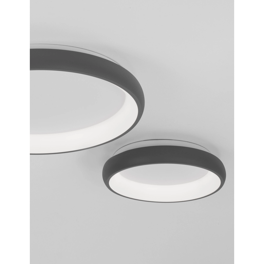 Deckenlampe Albi grau Ø 61cm Lyora 5212017419569
