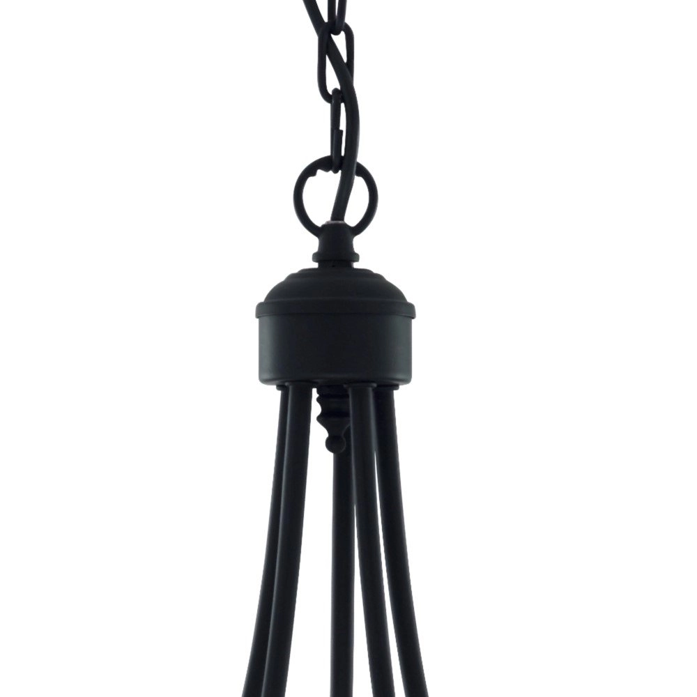 Schwarzer Kronleuchter Maypole 5-Licht Searchlight 5013874205957