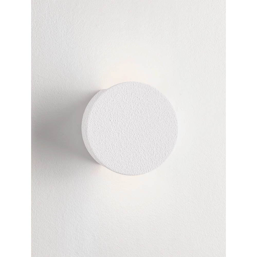 Runde Wandleuchte Awa weiß Ø 15,5cm Lyora 5212017479266