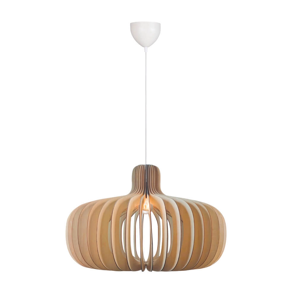 Design-Pendelleuchte Hazo Holz Ø 66,5cm