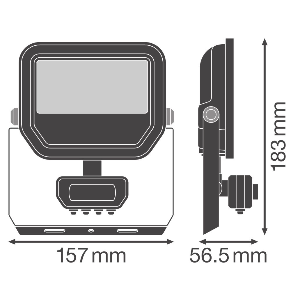 Im Rampenlicht Vance 17W - 3000K schwarz mit Sensor Lyora 4099854309489