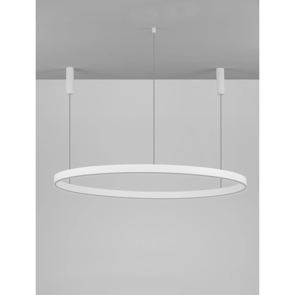 Pendelleuchte Motif weiß Ø 150cm 3000K