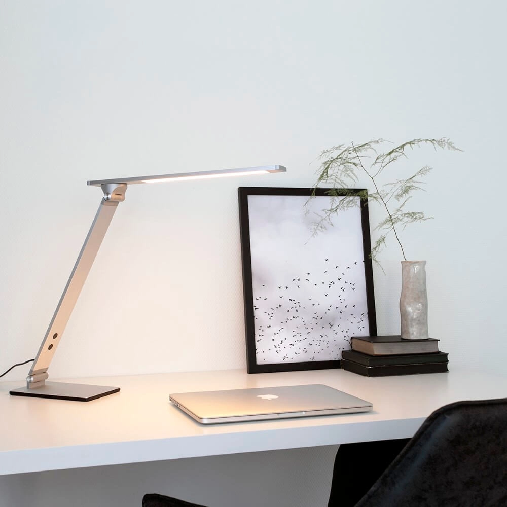 Schreibtischlampe Serenade LED grau Steinhauer 8712746132649