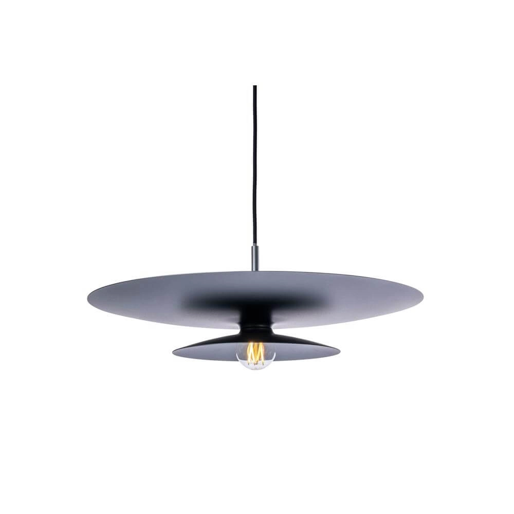 Pendelleuchte Linares Regenschirm schwarz Ø 50cm Artdelight 8720701101708