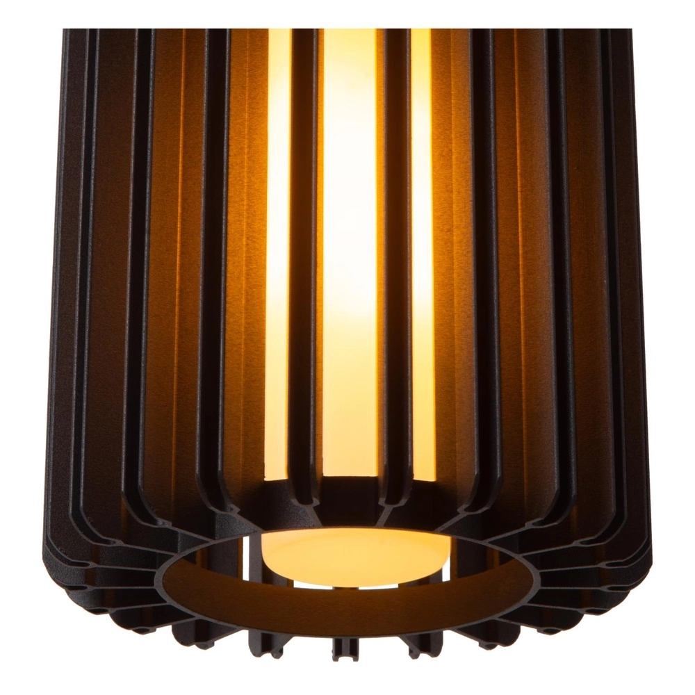 Pendellampe Lambres Ø 15 cm schwarz Lucide 5411212452887