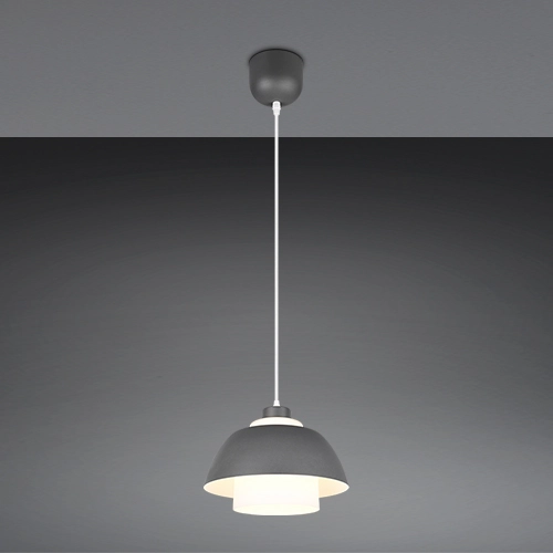 Design-Pendellampe Tilos Anthrazit Ø 30 cm