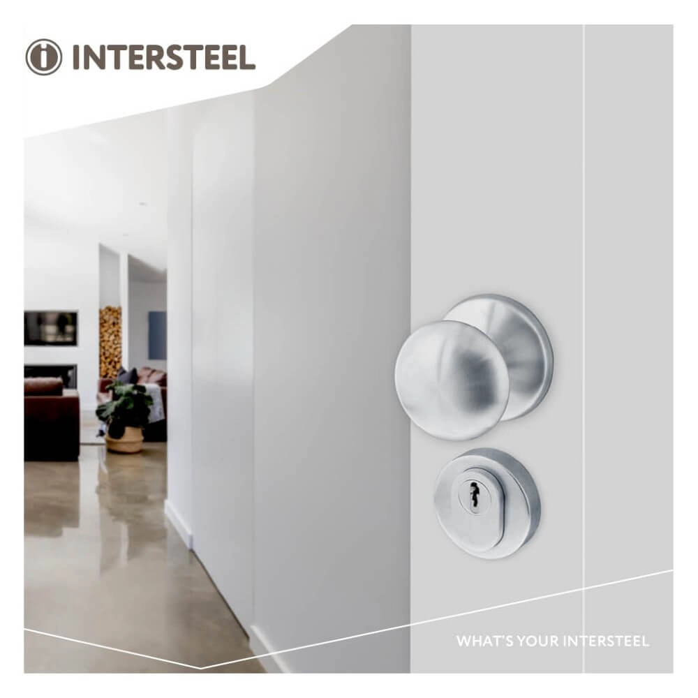 Tür-Set vorne Vurano Rundkernzugschutz Edelstahl Intersteel 8714186408346