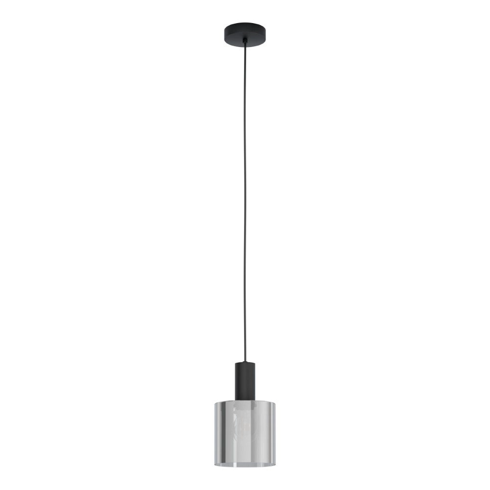 Pendelleuchte Gorosiba schwarz mit Rauchglas Eglo 9002759987527