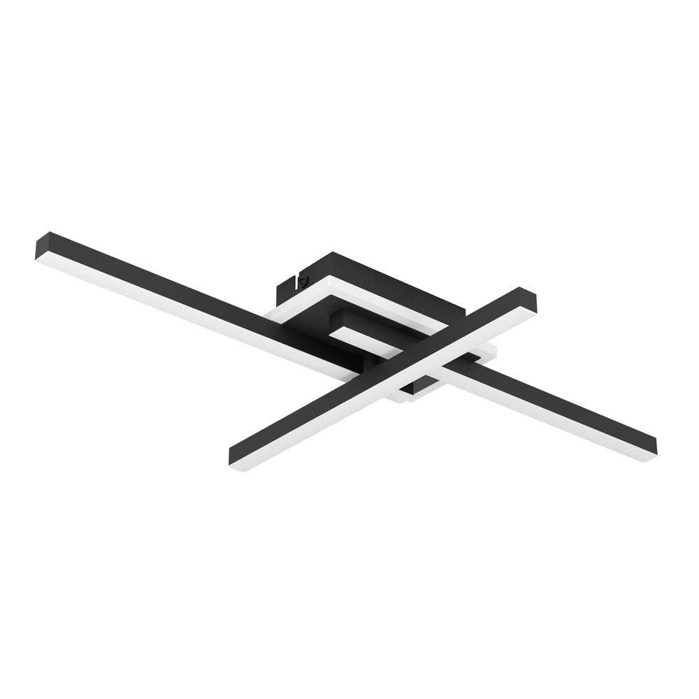 Moderne Deckenlampe Nogaredo Schwarz 50 x 30 cm