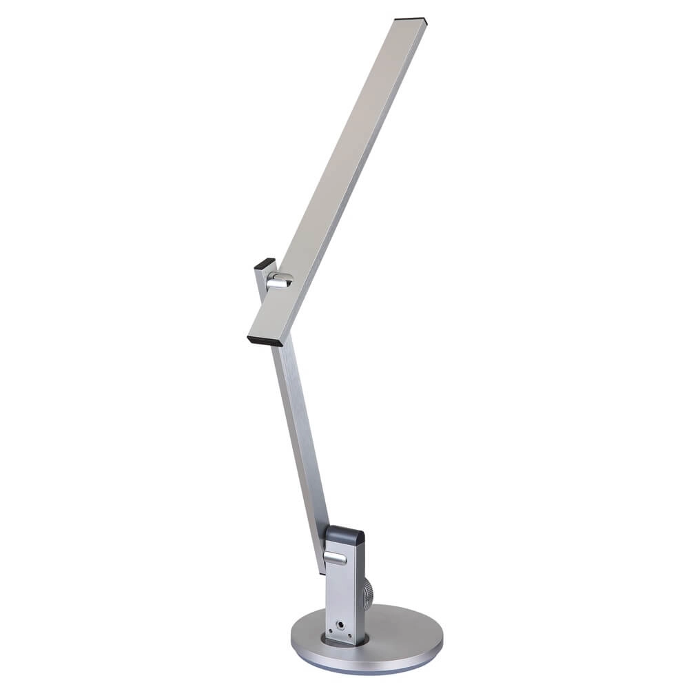 Schreibtischlampe Solana Silbergrau Globo 9007371449644