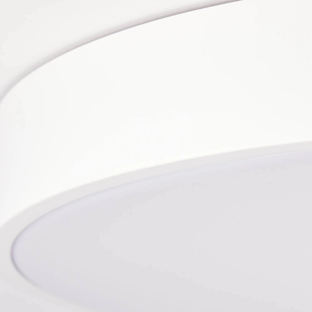 Weiße LED-Deckenleuchte Slimline Ø 49cm Brilliant 4004353375842
