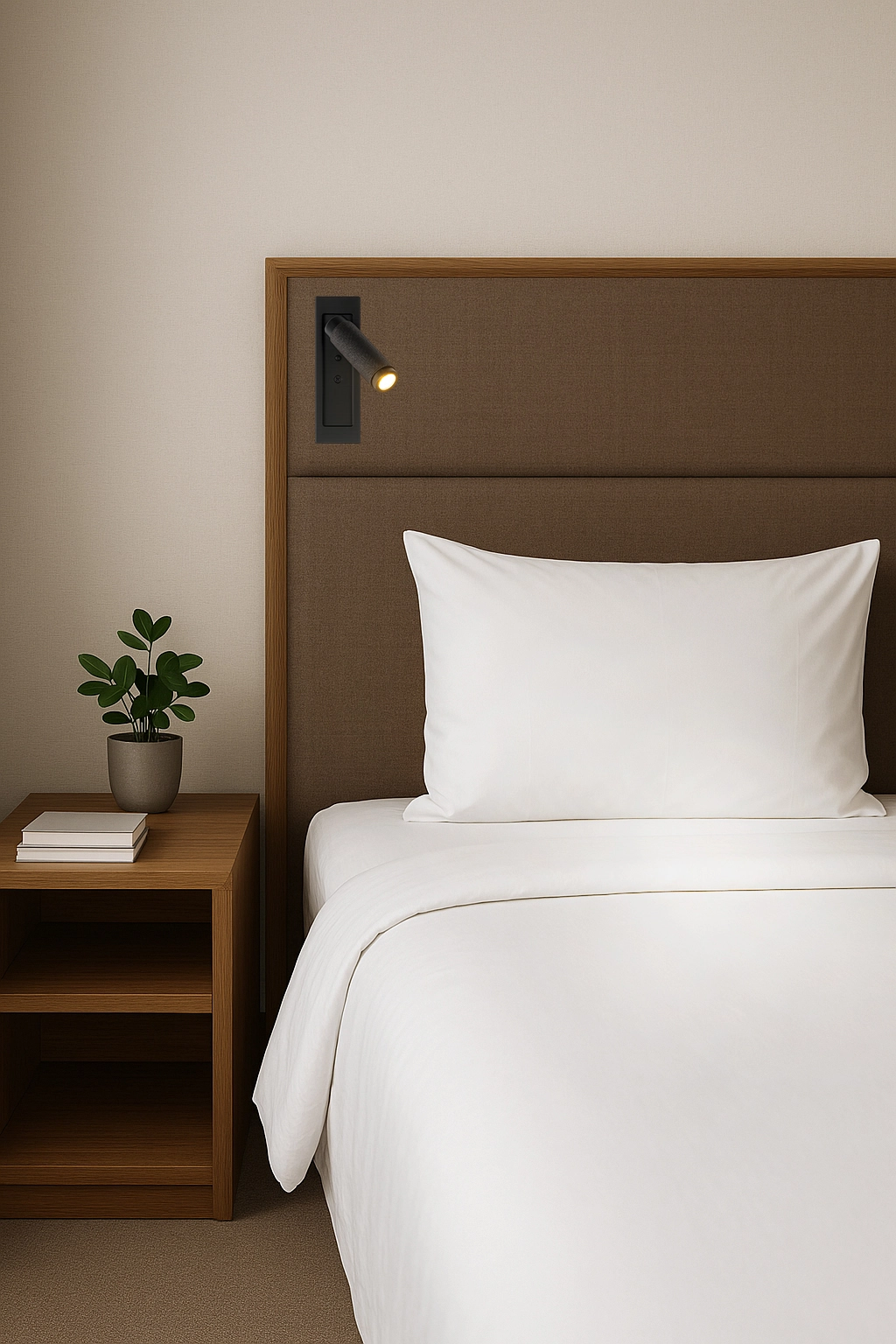 Nachttischlampe Kings Cross Eingebautes Schwarz Lyora 5053423311913