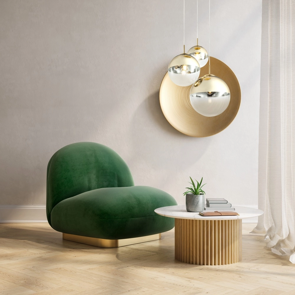 3-Licht Pendellampe Varus Gold Globo 9007371374465
