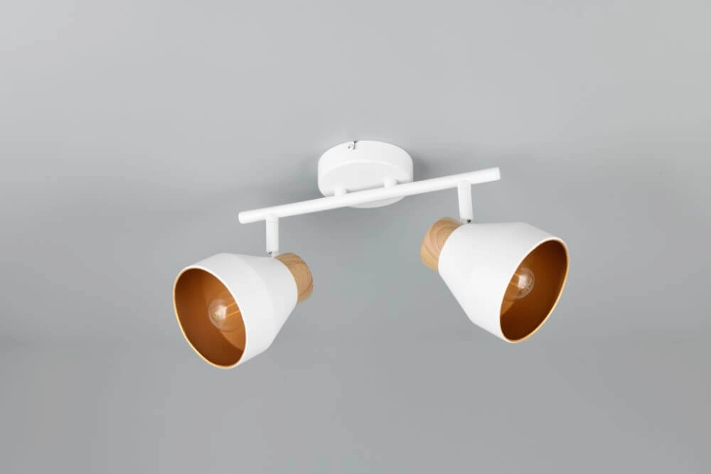 Design Deckenleuchte 2-flammig Valentin weiß Trio 4017807637427