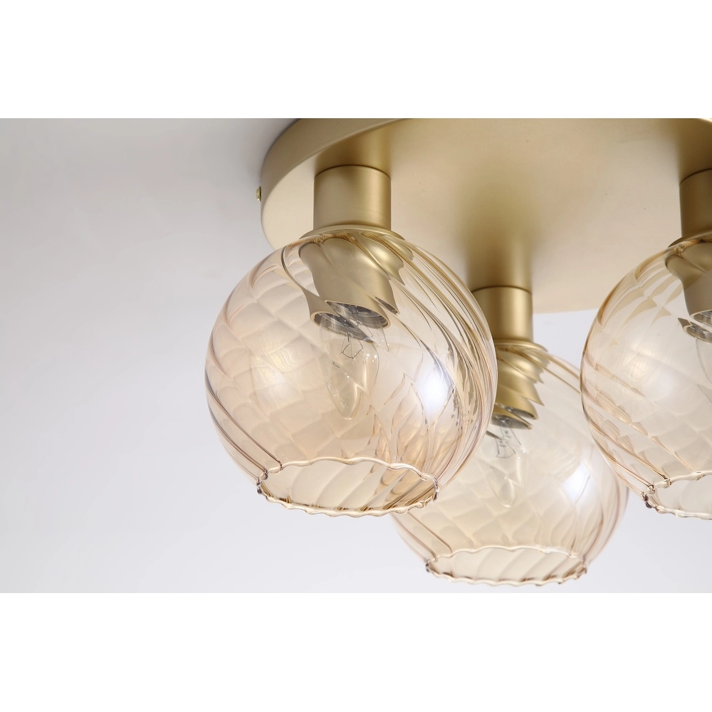 Deckenlampe Radiance 3-flammiges Gold Searchlight 5053423307312