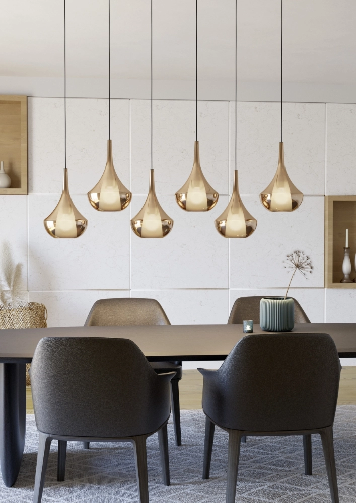 Design-Pendellampe Almoster Gerade 6-Licht Stars of Light 9008606354078