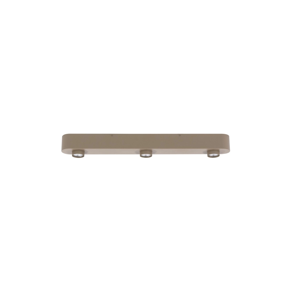 Elegante Deckenlampe Bar 3-hell sandbraun Lyora 8716803514836