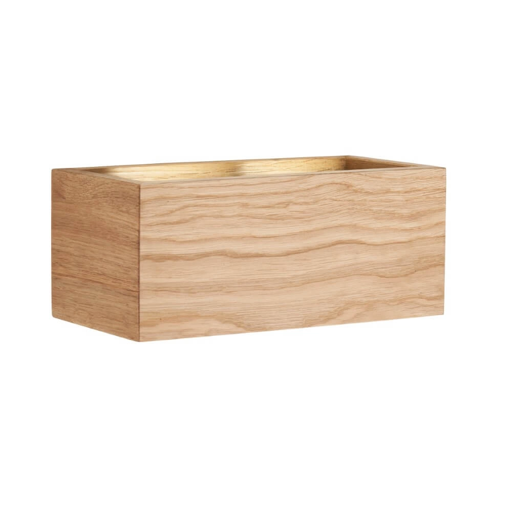 LED-Wandleuchte Shine-Wood 23cm