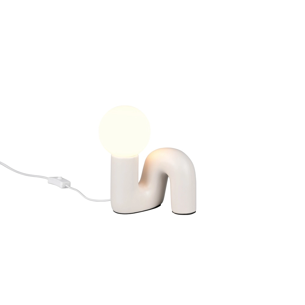 Tischlampe Quinn Grau Trio 4017807682250