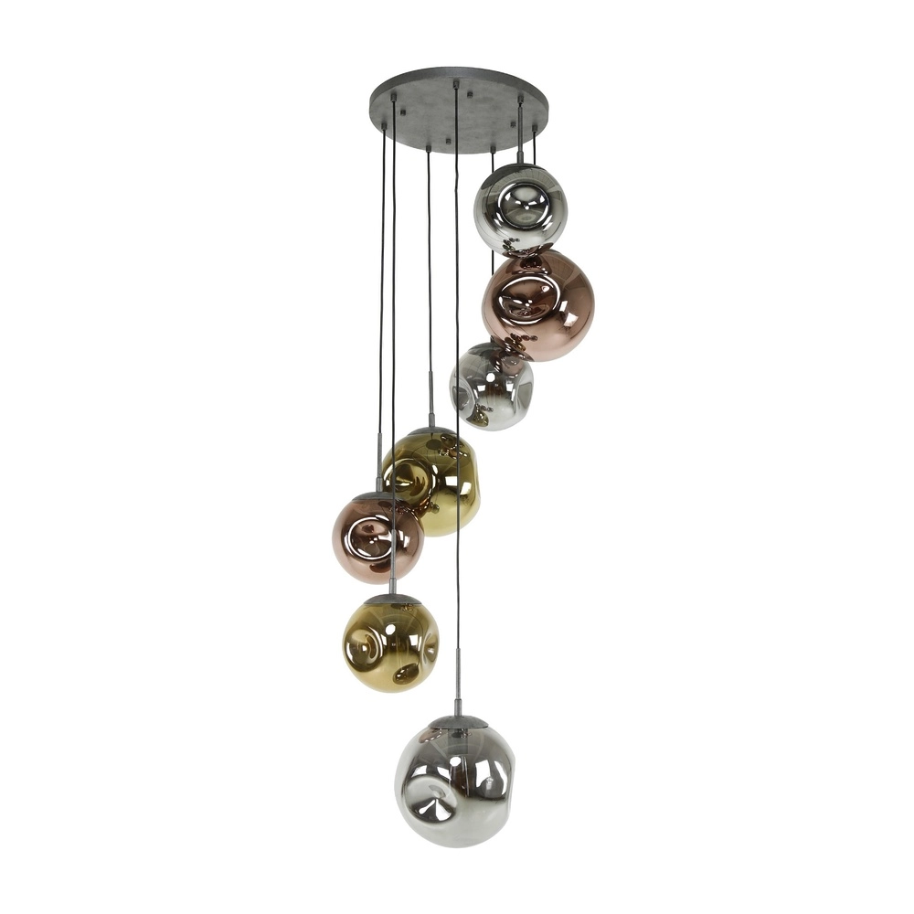 Vide Pendellampe Stellar 7 Glaskugeln Lyora 8716803511699