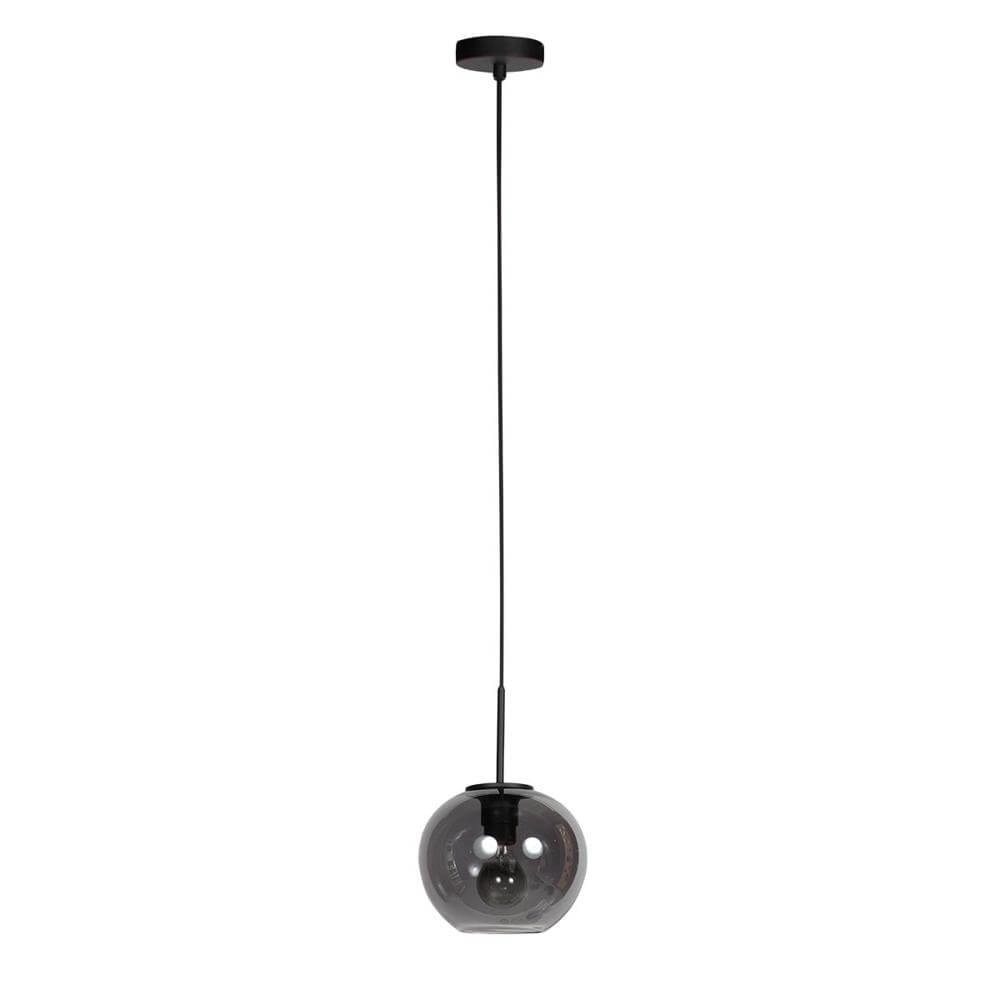 Pendelleuchte HaloSwap mit 1 Kugel Rauchglas Ø 20cm Steinhauer 8712746179736