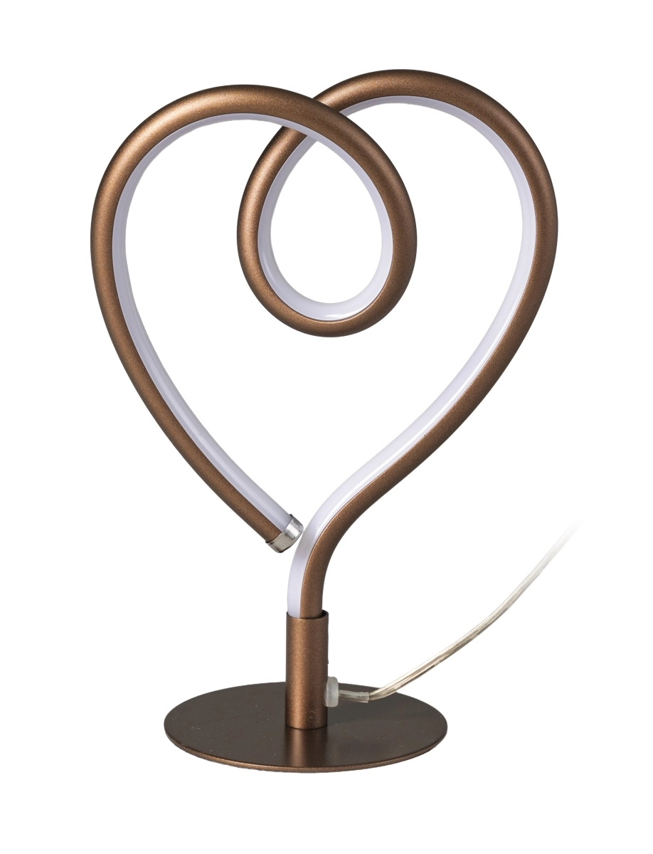 Herztischlampe Lovie Anodic Brown ETH 8720195312116