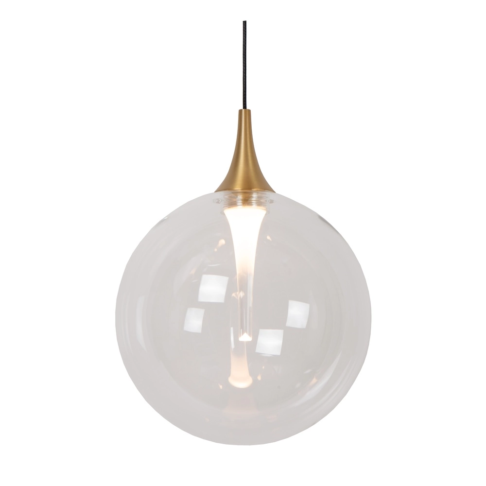 Design-LED-Pendelleuchten Gisela klar – 1x Ø 16 cm Premium by Lucide 5411212134769