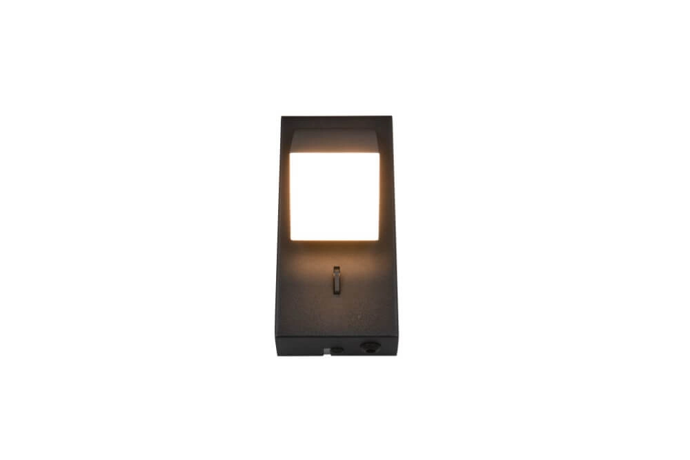 Wandstrahler schwarz Raglan mit Schalter Trio 4017807614749