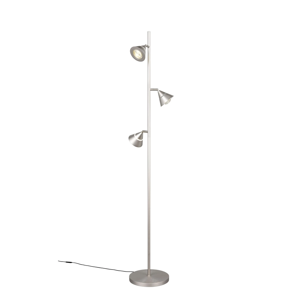 Stehlampe Romeo Nickel Trio 4017807675375