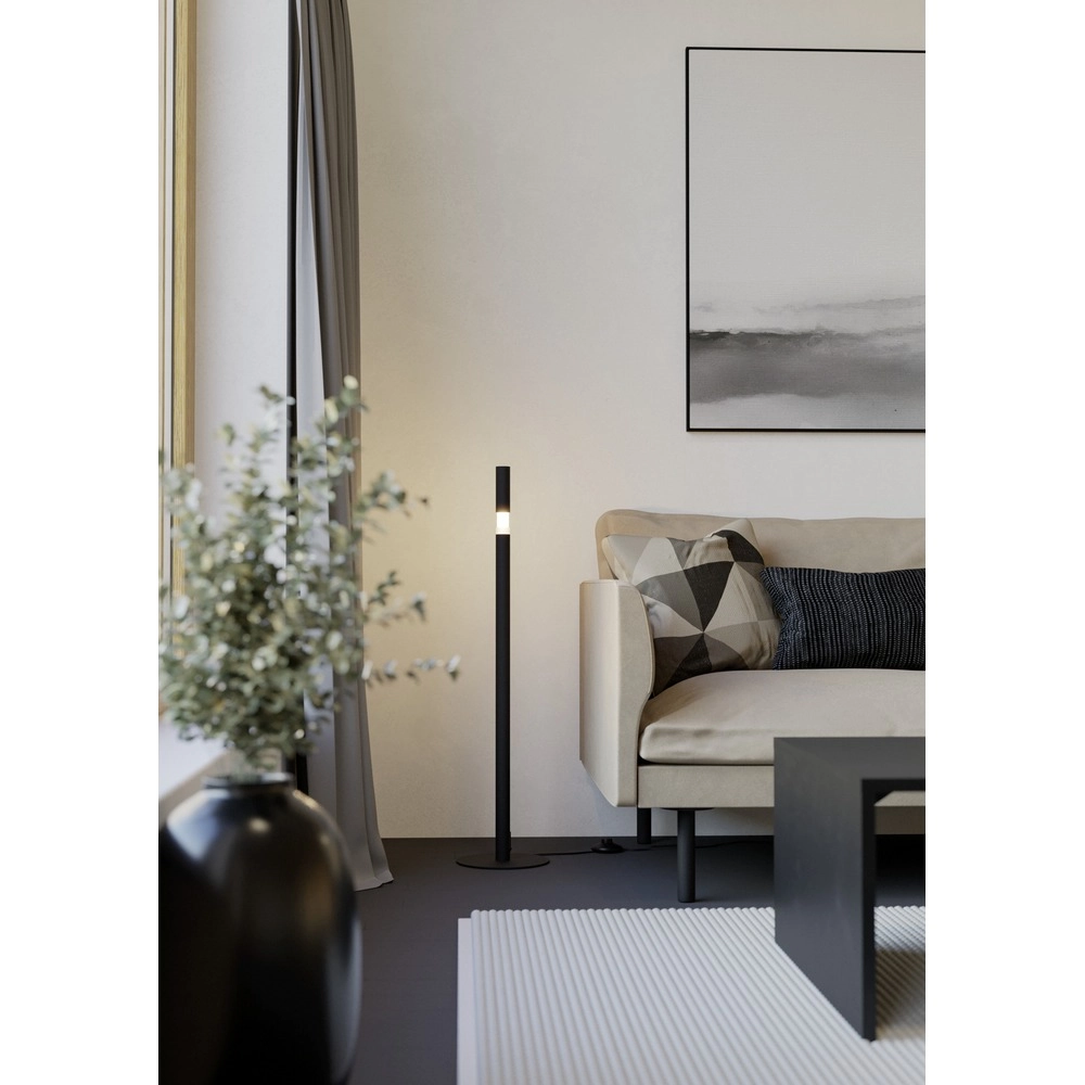 Elegante Stehlampe Parabita Schwarz-Weiß Eglo 9008606392414