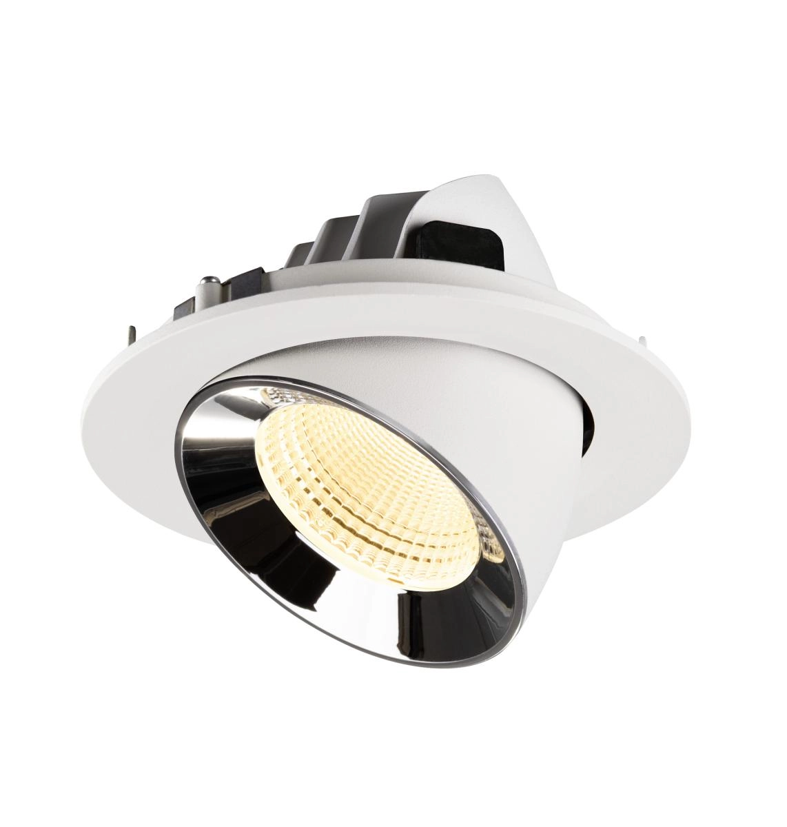 Einbau-Strahler Numinos Gimble L weiß/chrom 3000K - 55gr SLV 4024163310161