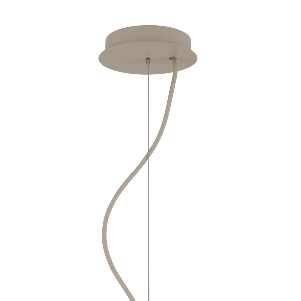 Moderner Kronleuchter Orto sandbraun Ø 103 cm Lyora 5903139125260