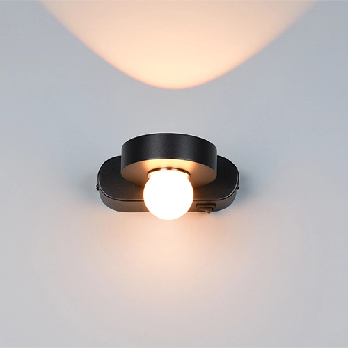 Wandlampe Arpino Schwarz 15 cm Trio 4017807683639