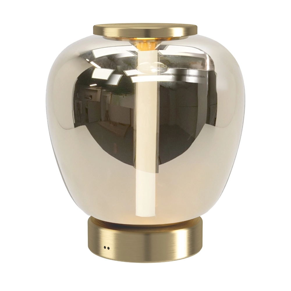 Design-Tischlampe Fruitera gold Ø 21 cm Stars of Light 9008606360079