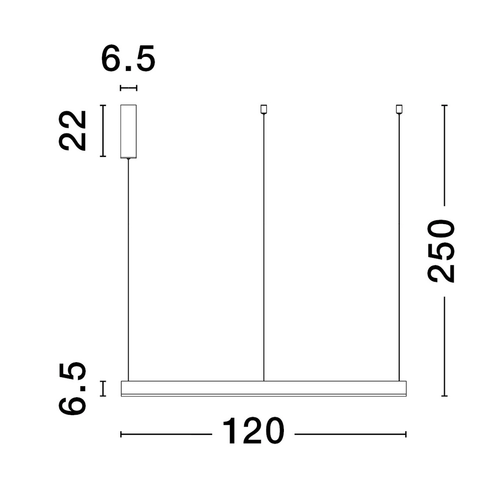 Pendelleuchte Motif schwarz Ø 120cm 2700-6500K Lyora 5212017443700