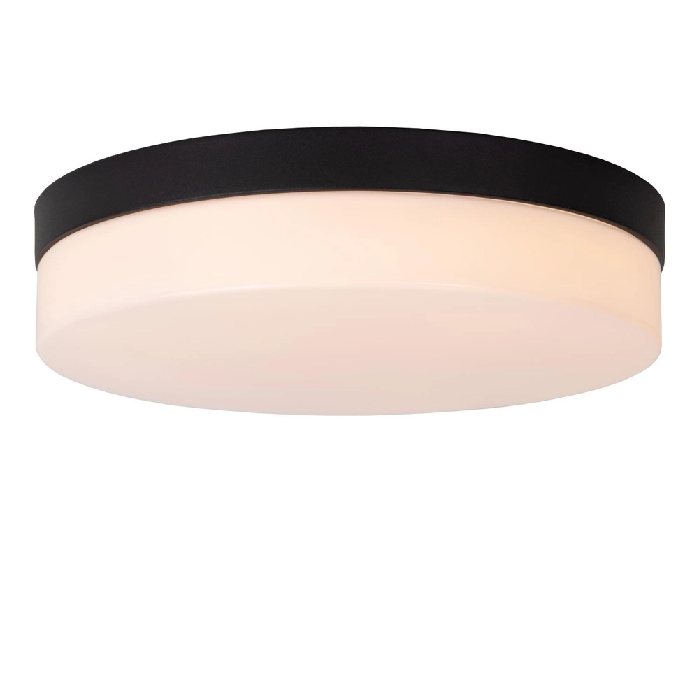 Deckenlicht Biskit Ø 28cm - IP44 schwarz Lucide 5411212792150
