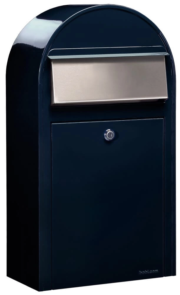 Briefkasten Grande S 5004 i Schwarz Blau