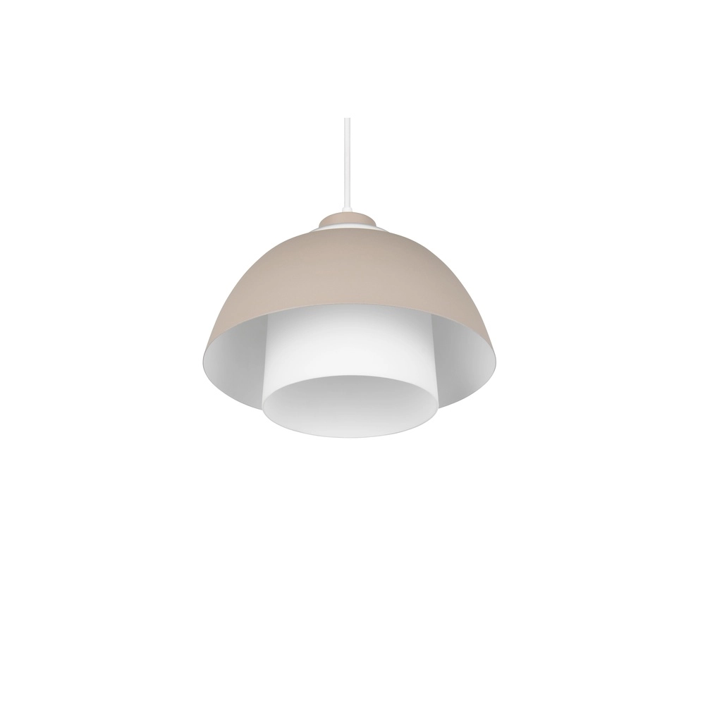 Design-Pendellampe Tilos sandbraun Ø 30 cm Trio 4017807690118