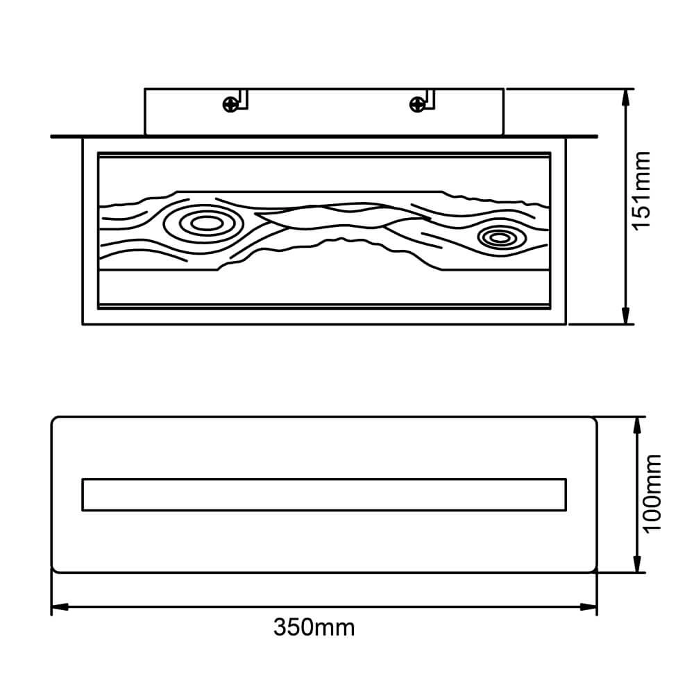 LED-Nachttischlampe Chaumont mit Holz Brilliant 4004353411779