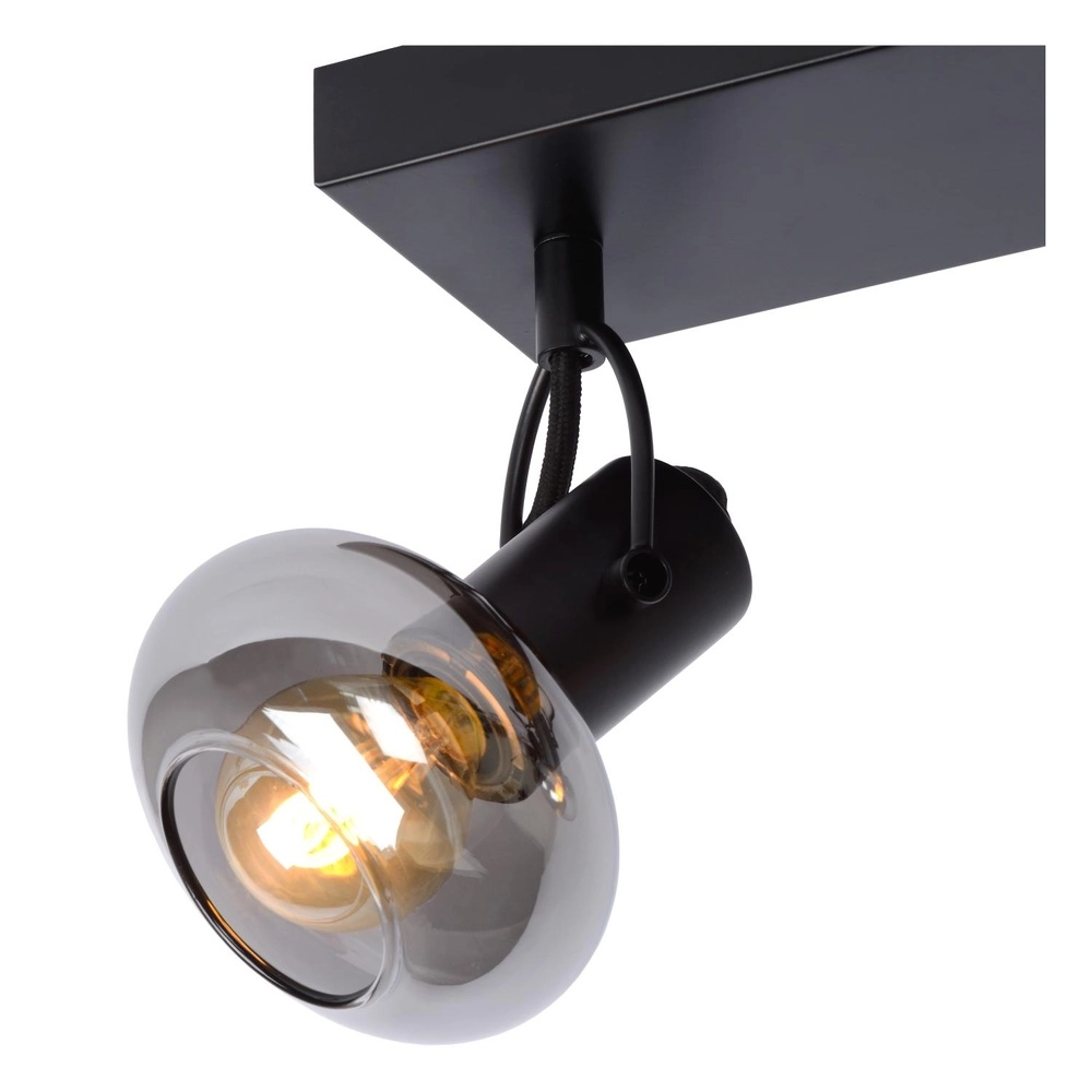 Deckenlampe Madee 3-Licht Schwarz Lucide 5411212176790