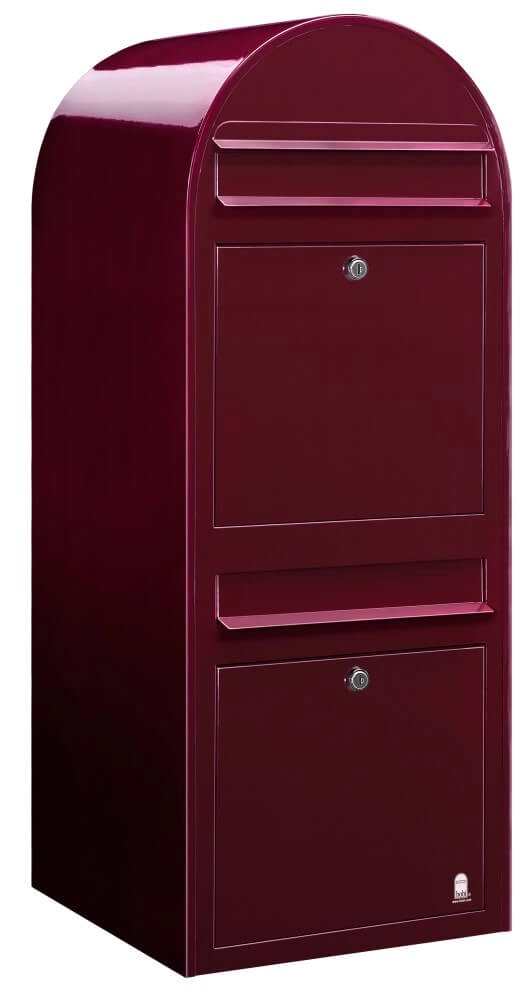 Briefkasten Duo 3005 Burgund