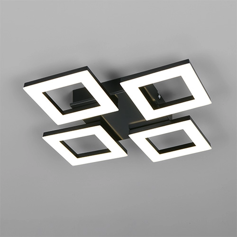 Design-Deckenlampe Cemi Schwarzes Quadrat Trio 4017807704334