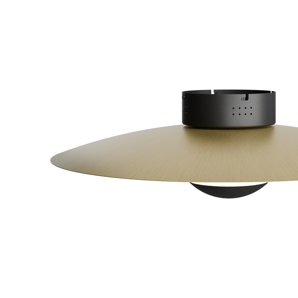 Deckenlampe Scala Ø 60 cm schwarz mit Gold Masterlight 8718121397405