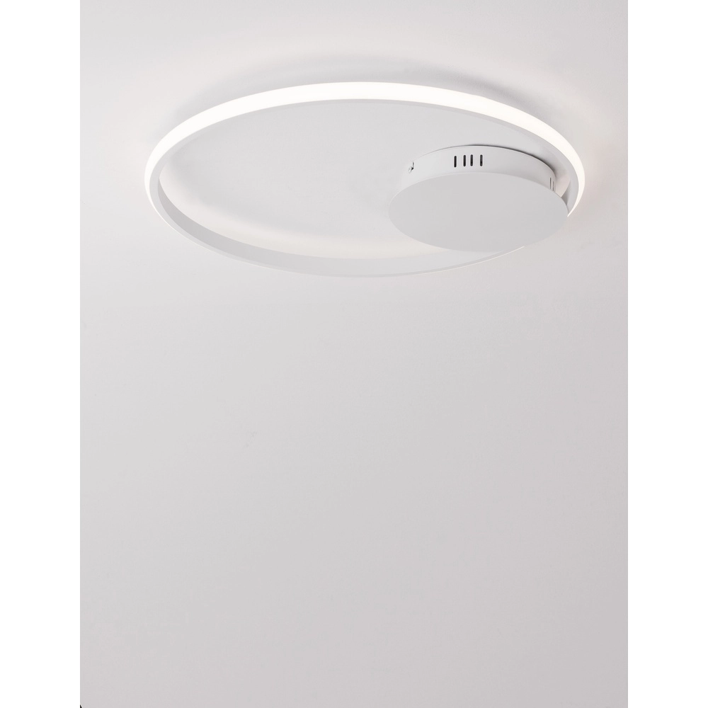 Runde Deckenleuchte Fuline weiß Ø 50cm Lyora 5212017419675