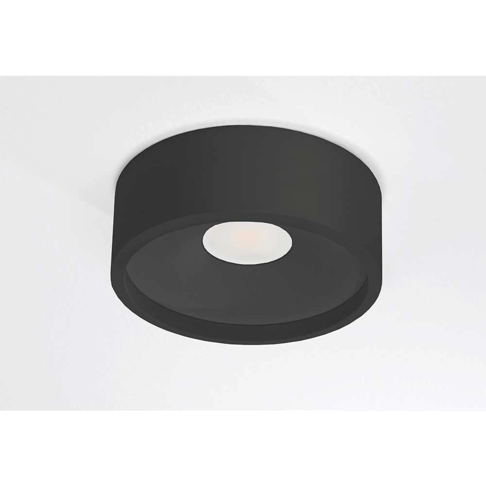Schwarze Deckenleuchte Orlando Ø 14cm
